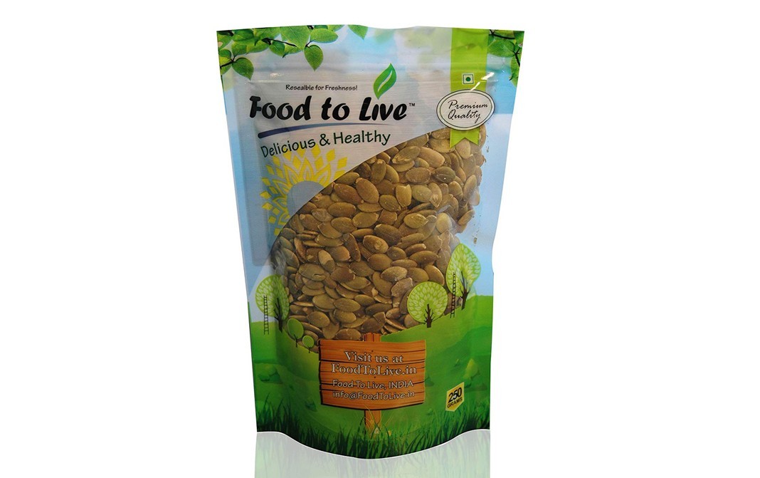 Food to Live Pumpkin Seed Without Shell   Pack  250 grams